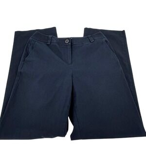 Vintage Talbots Women's 4 Straight Leg Mid Rise Pants‎ Navy Blue